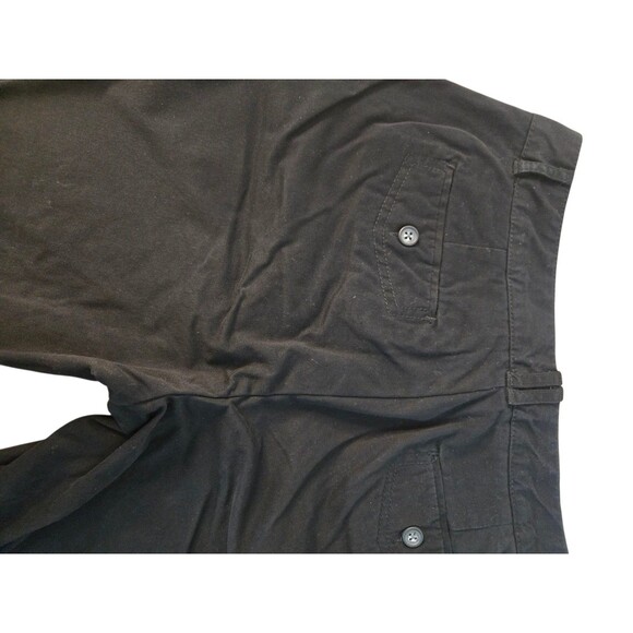 Dockers women's size 8 black bermuda shorts 10" inseam workwear classic - Picture 5 of 11
